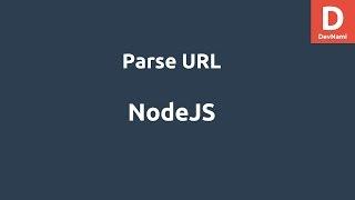 NodeJS Parse URL