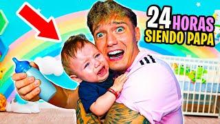 24 HORAS SIENDO PAPA SOLTERO DE UN BEBE!