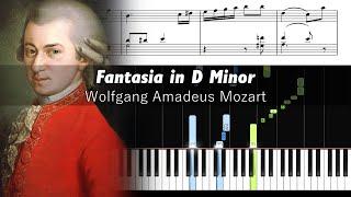 Mozart - Fantasia in d minor, K.397 - Piano Tutorial with Sheet Music