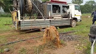 650 ft bore well cleaning in agriculture point in maddur