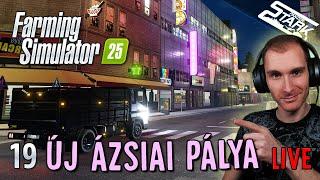 Farming Simulator 25 - 19.Rész (Új Ázsiai Pálya és Új Gazdaság) - Stark LIVE