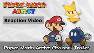 Paper Mario Artist - Ultimate Paper Mario Channel Trailer - JasonMartinGaming Reaction Video