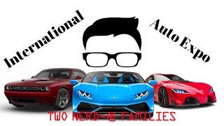 Nerd E FAMILIES going to the INTERNATIONAL AUTO SHOW