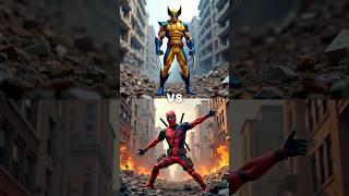 Deadpool vs Wolverine vs Thanos Creatures (Captain America, Ironman, Red Hulk, Superman, Batman)