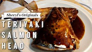 Salmon Head Recipe, Microwave with Teriyaki | Kepala Salmon Panggang Sos Teriyaki | 三文鱼头烤日本红烧酱