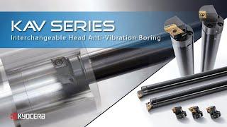 Anti-Vibration Interchangeable Head Boring Bars - KAV