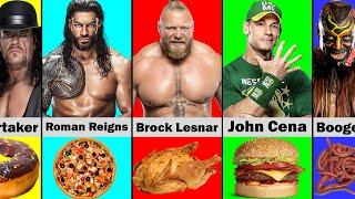 WWE Wrestlers Favorite Food