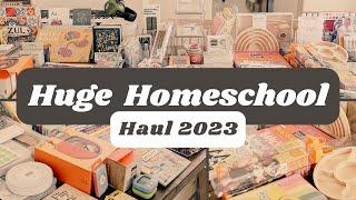 HUGE HOMESCHOOL HAUL 2023: Homeschool supplies from Michael's, Target, Ikea, Amazon, & more!