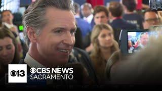 Looking at California Gov. Newsom's debate night efforts and future of Biden campaign