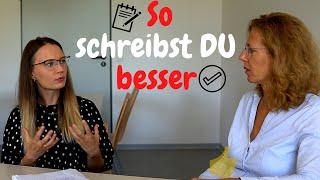 Tipps einer Germanistikdozentin zum besseren Schreiben auf Deutsch | Deutsch b1, b2, c1