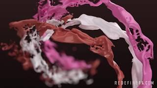 Phoenix FD 3-color Liquid path Follow 3Ds Max by #RedefineFX