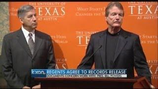 UT regents agree to release records to lawmakers