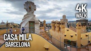 Casa Milà, Barcelona Building Tour - La Pedrera Apartment built by Antoni Gaudi