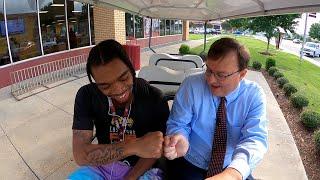 Golf Cart Rides with President Berry