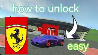 how to unlock the ferrari enzo in car simulator 2 | IGAME |