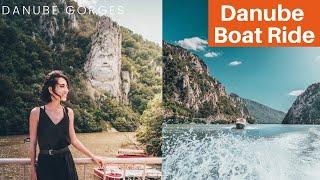 Boat Ride on Danube Gorges, Romania (and Decebalus Rock Sculpture)