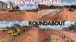 Transforming Santasi To Bekwai Roundabout: The Exciting Dual Road Project In Kumasi!