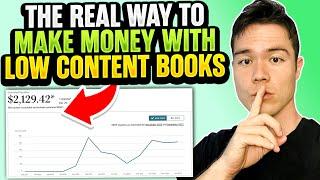 How to Create Low Content books That ACTUALLY Sell (2024)