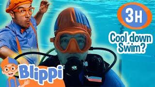 Blippi & Meekah Cool Off at the Swimming Pool | Best Friend Adventures | Educational Videos for Kids