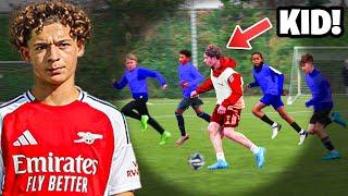 13 Year Old Arsenal Star EXPOSES Pro Footballers In 6v6 Tournament!