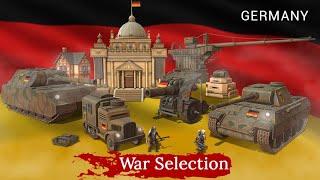 War Selection Germany intensive battle