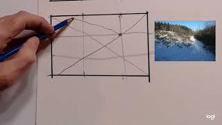 "Lattice" drawing composition technique