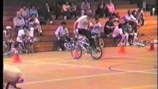 King of Flatland 1987 - Chris Lashua and Dennis Langlais Demo - New England Freestyle BMX