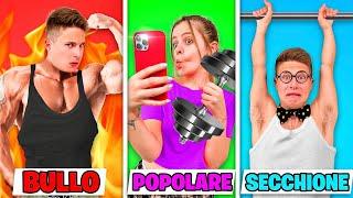 3 TIPI DI AMICI IN PALESTRA! *BULLO vs POPOLARE vs SECCHIONE*