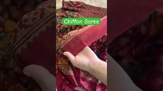 Chiffon Saree From Amazon #review #fashion #saree #sarees #amazon #floral #chiffonsaree #india