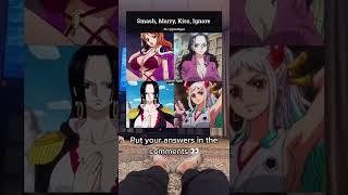 Smash, Marry, Kiss, Ignore #nami #yamato #boahancock #nicorobin #onepiece #shorts #short #anime