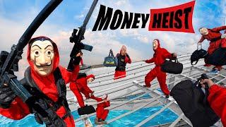 PARKOUR VS MONEY HEIST! : the Girl rescues bad guy, surrounded by police and can't escape | Epic POV