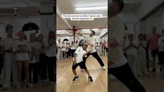 10 year old boy takes ADULT dance class and this happened 