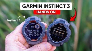 Garmin Instinct 3 vs Instinct E: Hands on Review & Comparison