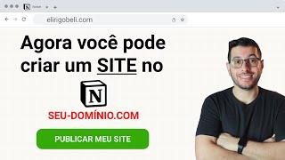 CHEGOU O NOTION SITES | Tudo que você precisa saber