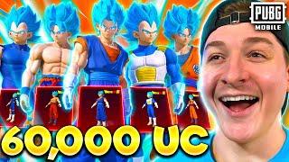 MAXED SUPER SAIYAN BLUE DRAGON BALL OPENING! PUBG MOBILE