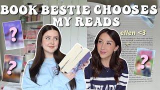 book bestie chooses the books I read (reading vlog) 