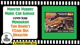 Monster Hobbies Model Car Garage - Tom Daniels S'Cool Bus by Monogram - A Model Car Unboxing Video