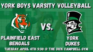 York vs. Plainfield East | Boys Varsity Volleyball