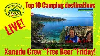 “Free Beer" Friday! Best Summer Camping, RV Life, RV full Time Living.