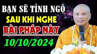 Bạn Sẽ Tỉnh Ngộ Khi Nghe Bài Giảng Này ( Càng Nghe Càng Thấm ) | Đại Đức Thích Giác Nhàn