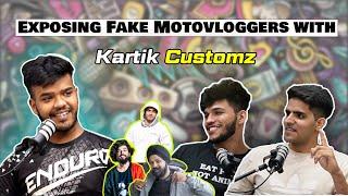 Exposing Moto Vloggers with @KartikCustomz | Lost finger in an Accident !!