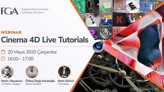 Cinema 4D Live Tutorials #3 - Metin Akçakoca, Özbey Doğa Karslıoğlu