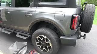 New/Replacement Bronco 2023 Outer Banks Low-Profile Fender Flares -- Looks Good