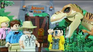 Lego Jurassic Park in 5 Minutes - Stop Motion