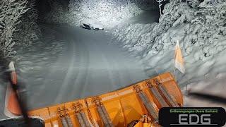 Winterdienst geht dem Ende zu️40cm Neuschnee im November in Tirol | Unimog U400