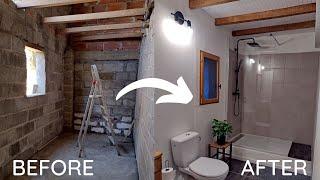 Huge Bathroom Transformation // Restoring Our House #15