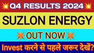 Suzlon Energy Q4 Results 2024  Suzlon Energy Results Today Suzlon Energy Latest News Suzlon Share