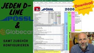 Pössl Konfigurator | diese Excel-Vorlage einfach benutzen