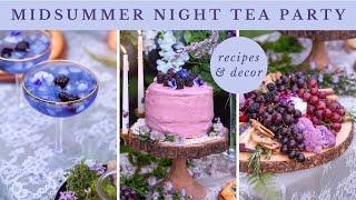 Enchanted Evening Tea Party 🫖 Whimsical Midsummer Night's Dream-Inspired Recipes & Decor Ideas