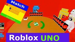 *PLAYING THE UNO GAME*  TOGETHER WITH A BERLIAN KECIL! ROBLOX UNO